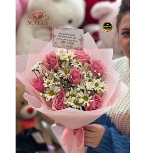 Pembe Güllü Papatya